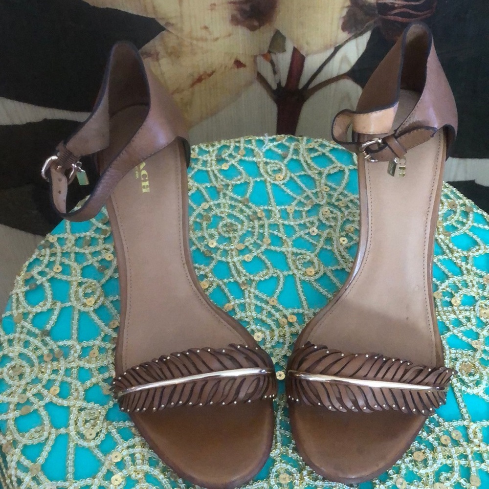 Coach Leaf High Heel Shoes